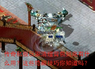 传奇私服玩家清理背包到底有什么用?这些隐藏技巧你知道吗? 传奇私服玩家清理背包到底有什么用?这些隐藏技巧你知道吗?