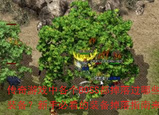 传奇游戏中各个BOSS都掉落过哪些装备?新手必看的装备掉落指南来啦 传奇游戏中各个BOSS都掉落过哪些装备?新手必看的装备掉落指南来啦