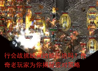 行会战挑战真的能拒绝吗?传奇老玩家为你揭秘应对策略 行会战挑战真的能拒绝吗?传奇老玩家为你揭秘应对策略