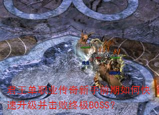君王单职业传奇新手前期如何快速升级并击败终极BOSS? 君王单职业传奇新手前期如何快速升级并击败终极BOSS?