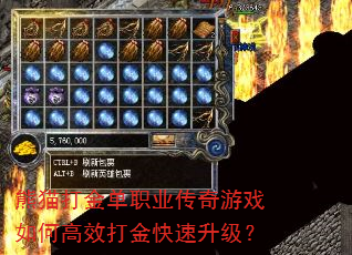 熊猫打金单职业传奇游戏如何高效打金快速升级? 熊猫打金单职业传奇游戏如何高效打金快速升级?