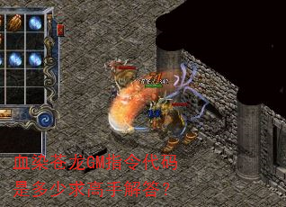 血染苍龙GM指令代码是多少求高手解答? 血染苍龙GM指令代码是多少求高手解答?