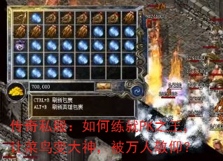 传奇私服:如何练就PK之王,让菜鸟变大神,被万人敬仰? 传奇私服:如何练就PK之王,让菜鸟变大神,被万人敬仰?