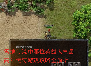 雪地传说中哪位英雄人气最高?传奇游戏攻略全解析 雪地传说中哪位英雄人气最高?传奇游戏攻略全解析