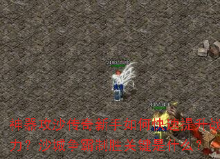 神器攻沙传奇新手如何快速提升战力?沙城争霸制胜关键是什么? 神器攻沙传奇新手如何快速提升战力?沙城争霸制胜关键是什么?