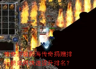 传奇游戏四海传奇捐赠排行榜如何快速提升排名? 传奇游戏四海传奇捐赠排行榜如何快速提升排名?