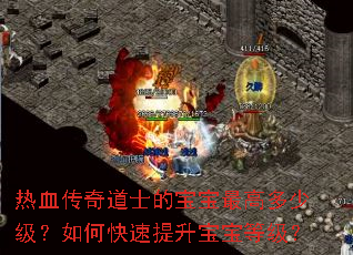 热血传奇道士的宝宝最高多少级?如何快速提升宝宝等级? 热血传奇道士的宝宝最高多少级?如何快速提升宝宝等级?