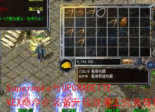 Supermake��UPGRADEITEMEX������װ������Ч���Ͼ����кβ�ͬ��