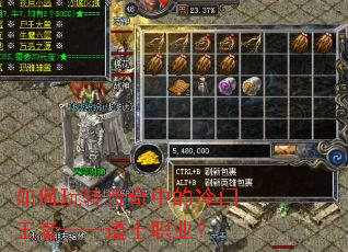 如何玩转传奇中的冷门王者——道士职业? 如何玩转传奇中的冷门王者——道士职业?